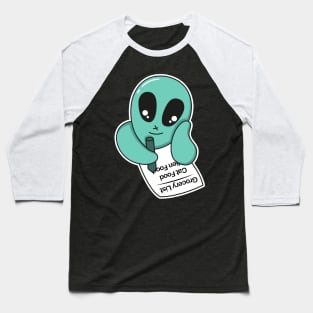 alien grocery list Baseball T-Shirt